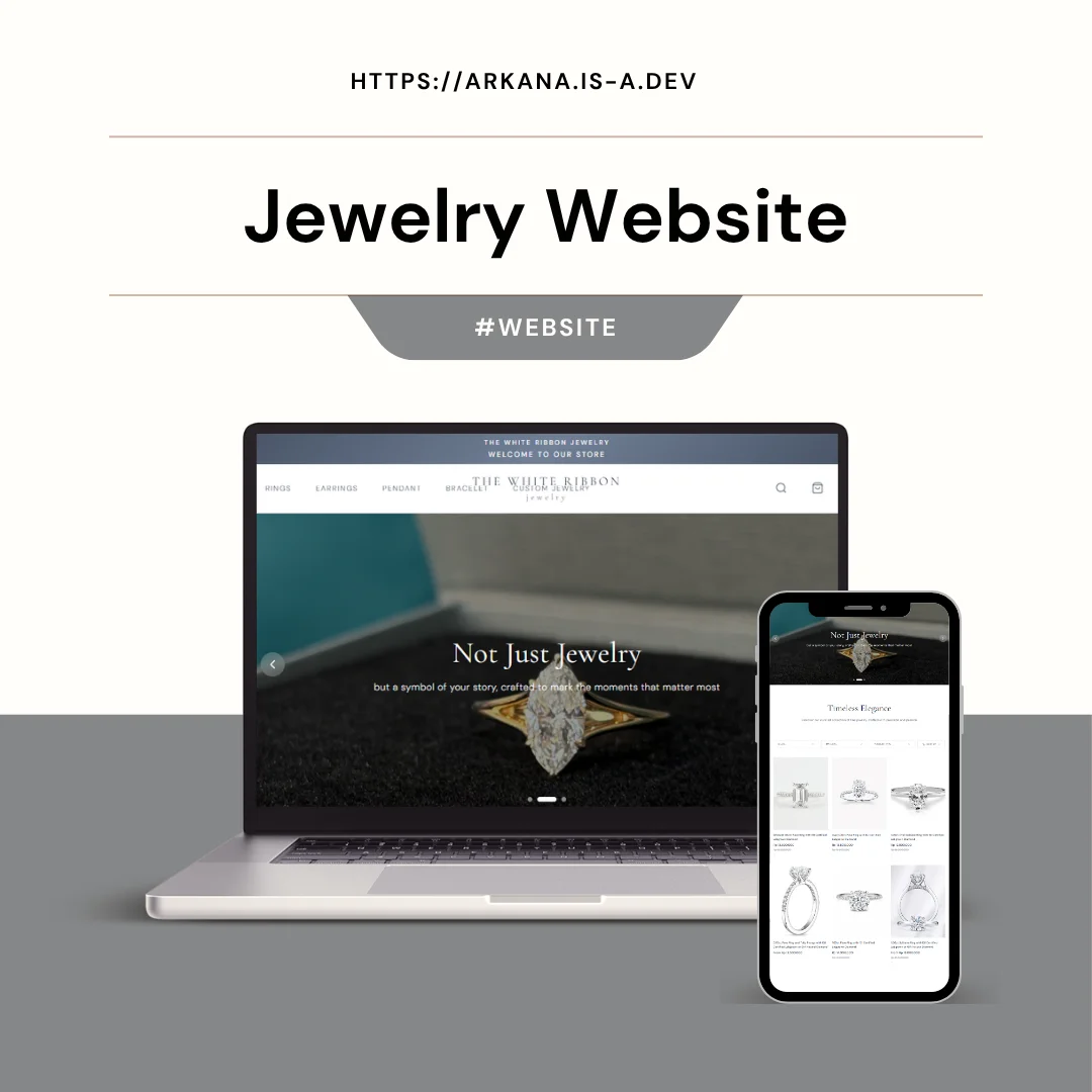 White Ribbon Jewelry