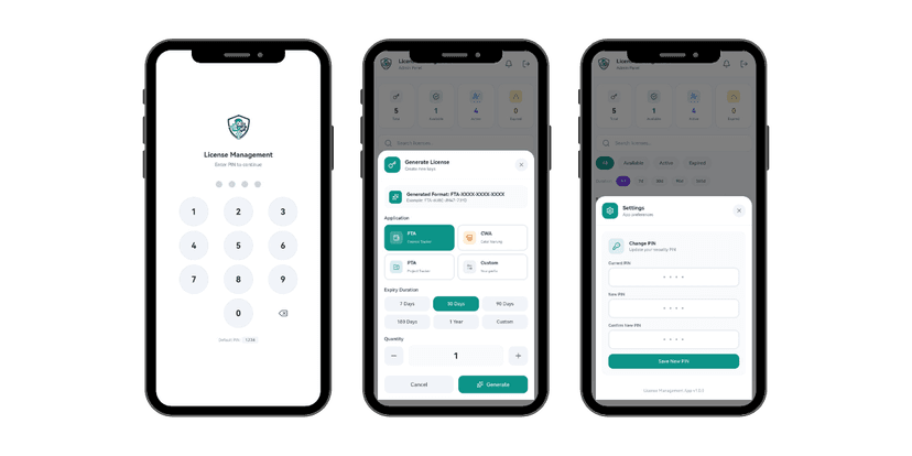License Management App
